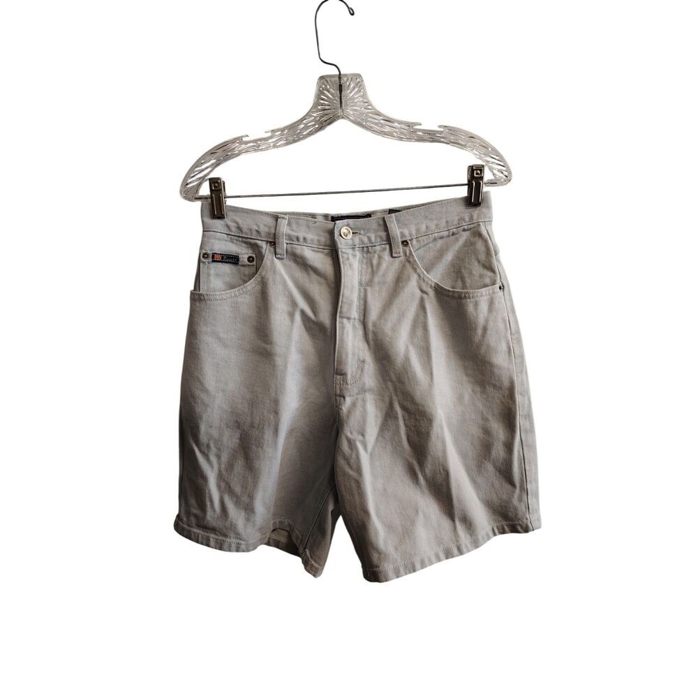 Vintage Route 66 Shorts Women's Light Wash High-Rise Shorts Size 9/10